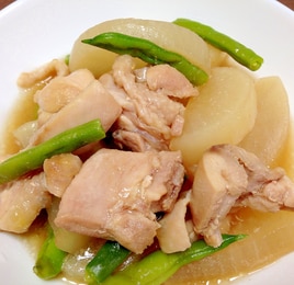 鶏肉と大根の中華風うま煮